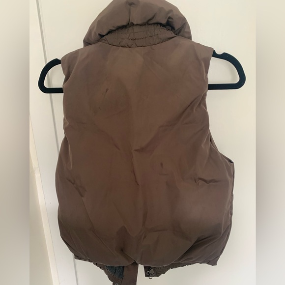 Gap Puffer Vest - Green/Brown XS - Picture 2 of 2